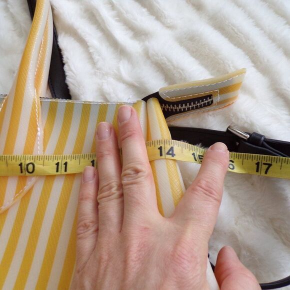 NWT Gianni Chiarini Designs GUM ITALIAN striped bag - Picture 5 of 13